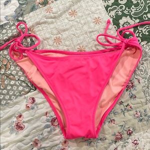 Victoria's Secret Bright Pink Bikini Bottom